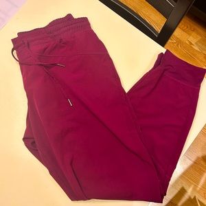 Barco 4 Way Stretch Scrub Joggers (Wine color)